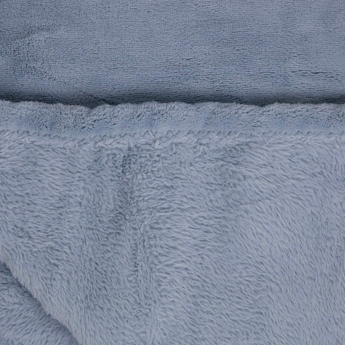 Milky plaid ijs blauw 130x200cm