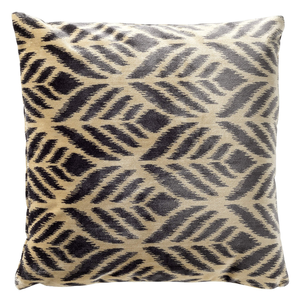 Alexa | Cushion 45x45 cm | Houtskool grijs | Antraciet | Hoii | met duurzame kussenvulling