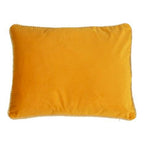 Half kussen fluweel goud honing 35x45cm