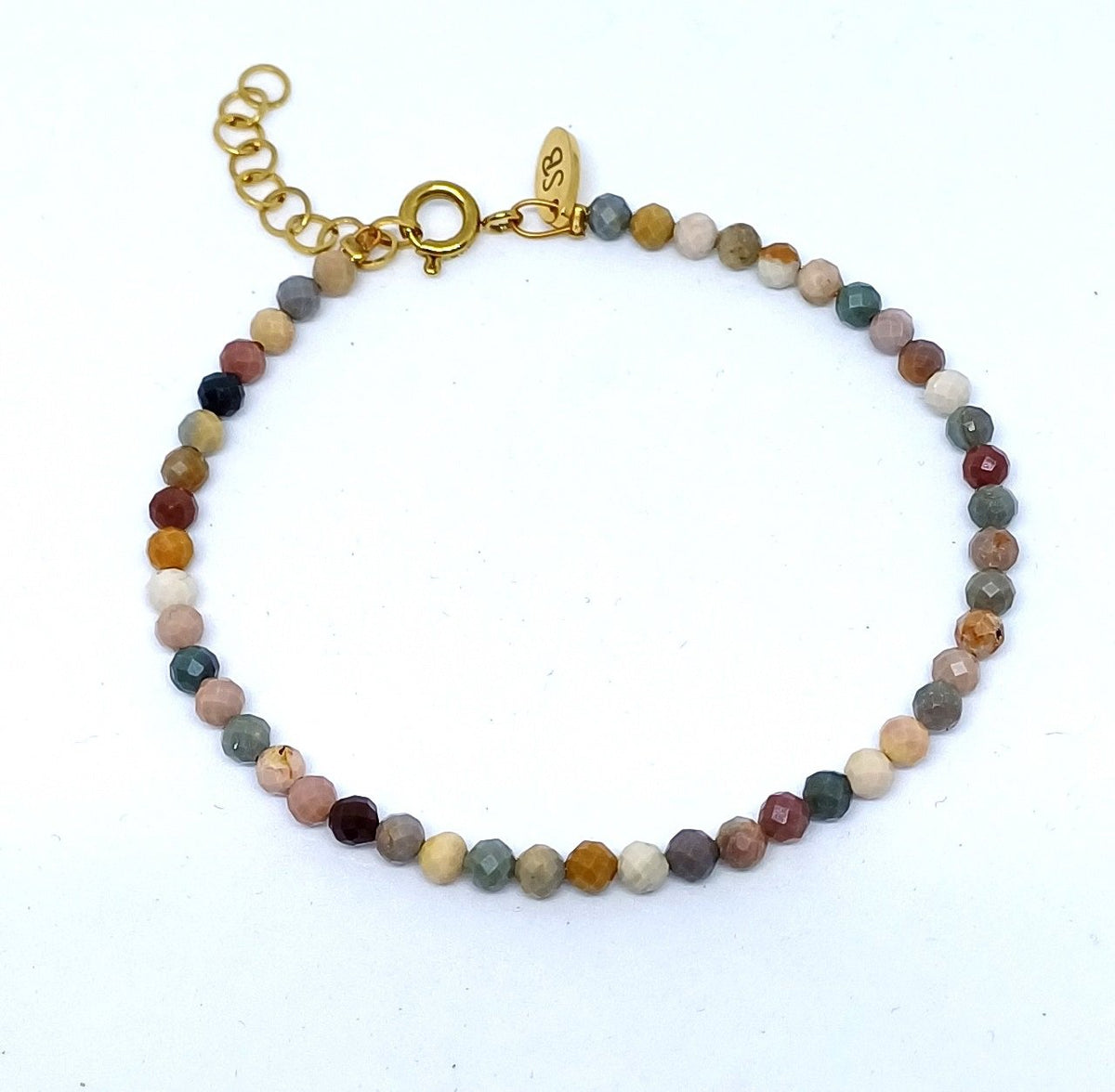 Naturel agaat edelsteen armbandje