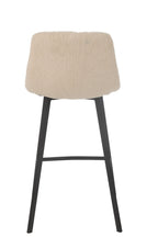 J-Line Barstoel Kent Metaal/Polyester Wit