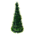 Kerstdecoratie Kerstbomen Ø 18x46 cm Groen Kunststof