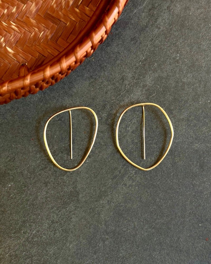 Na-gyen Tongpa nyi | Leegte Oorbellen – Goud