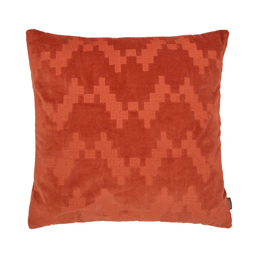 Twisted Brooklyn kussen oranje 45x45cm