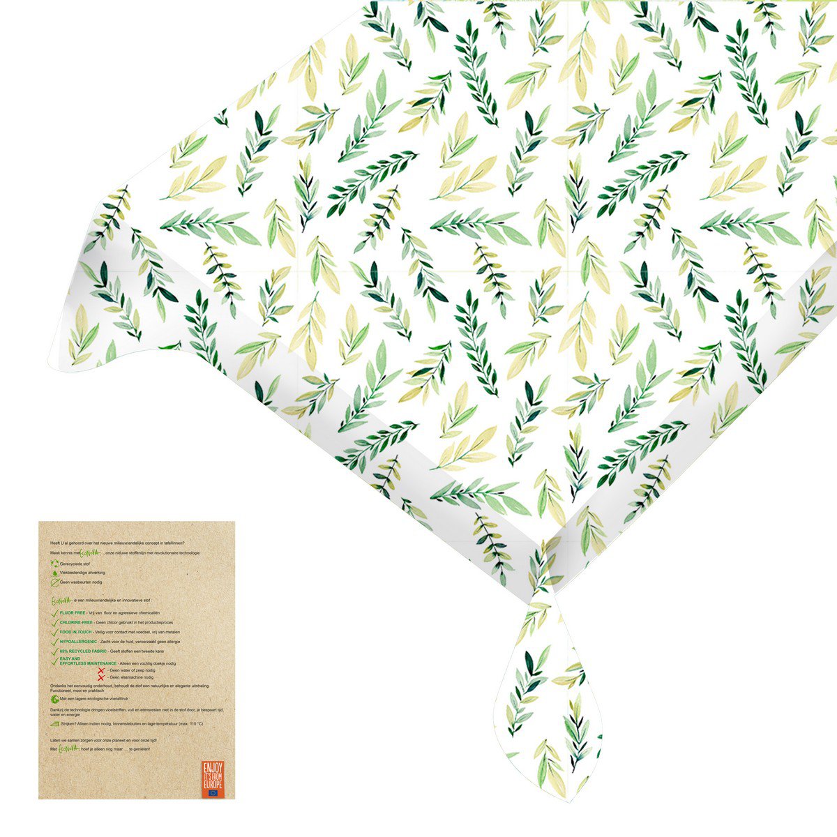 Avani Ecologisch tafelkleed olijftak 140cmx20mtr