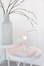 J-Line lamp 1 Rechthoekig Frame - metaal - wit - small