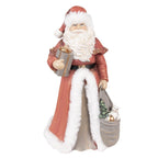 Beeld Kerstman 31 cm Rood Polyresin Kerstfiguren