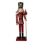 Kerstdecoratie Notenkraker 60 cm Rood Metaal