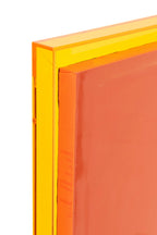 J-Line wanddecoratie Modern - canvas - fluo oranje