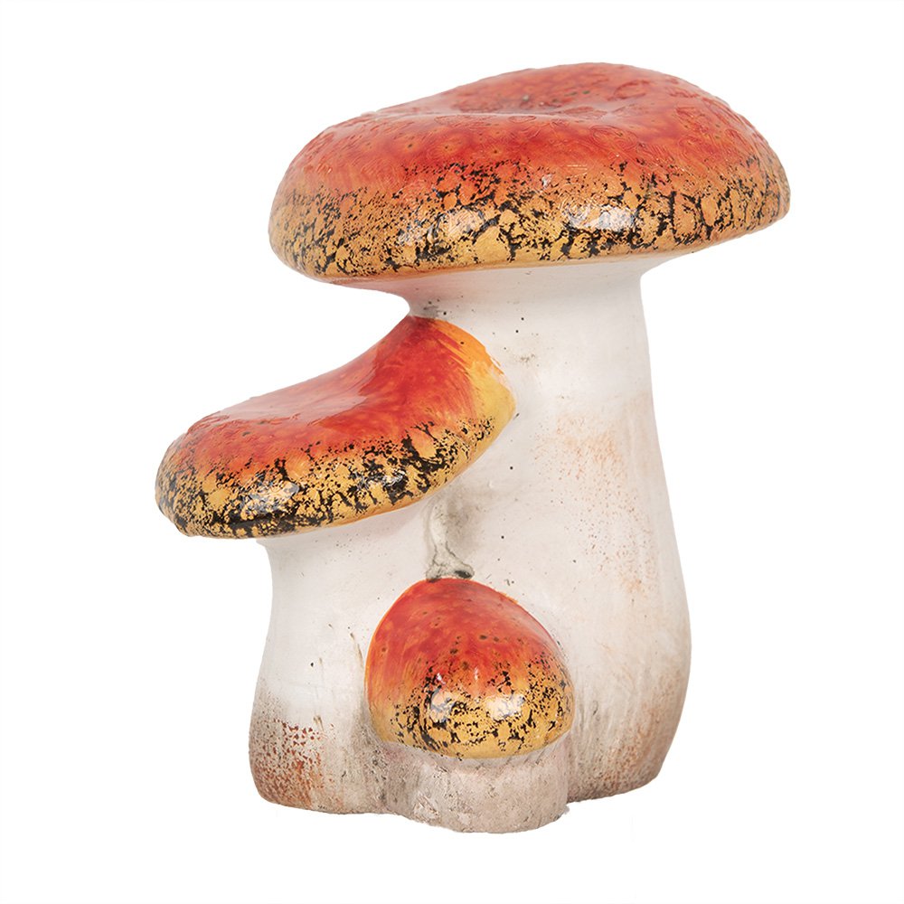 Decoratie paddenstoelen 10x9x12 cm