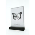 Decoplaatje - Butterfly - met houder