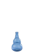J-Line vaas - glas - blauw