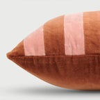 Kussenhoes | Holly Rhubarb gestreepte langwerpige kussenhoes van Sanctuary Living