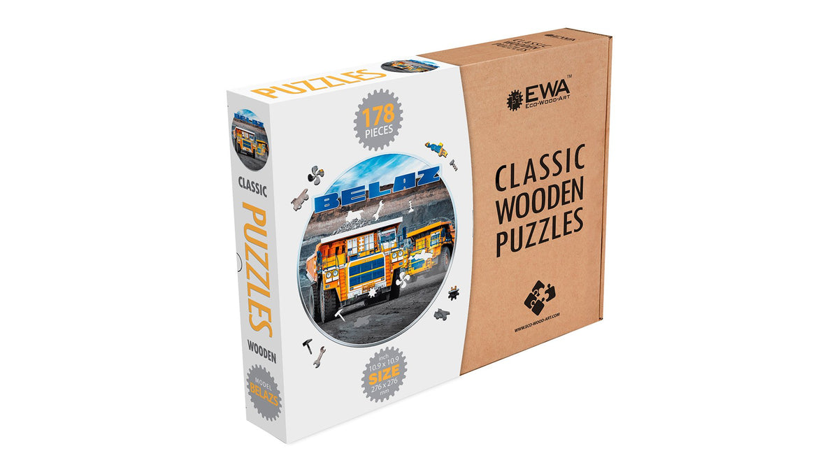 Eco Wood Art (EWA) Houten Legpuzzel Belazes, 1485, 27,6x27,6x0,5cm