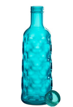 J-Line fles Gehamerd in giftbox - kunststof - blauw