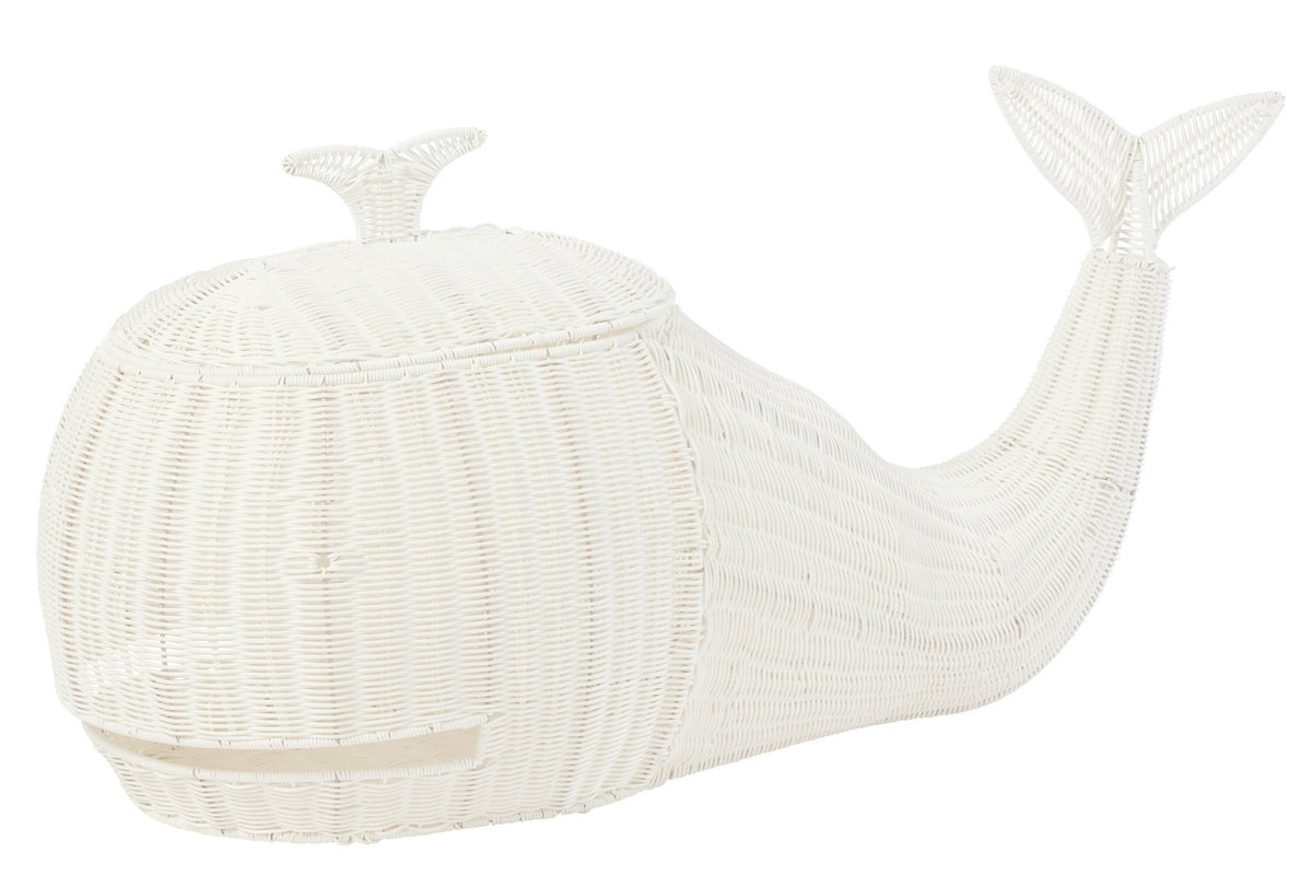 J-Line mand Walvis - kunststof - wit
