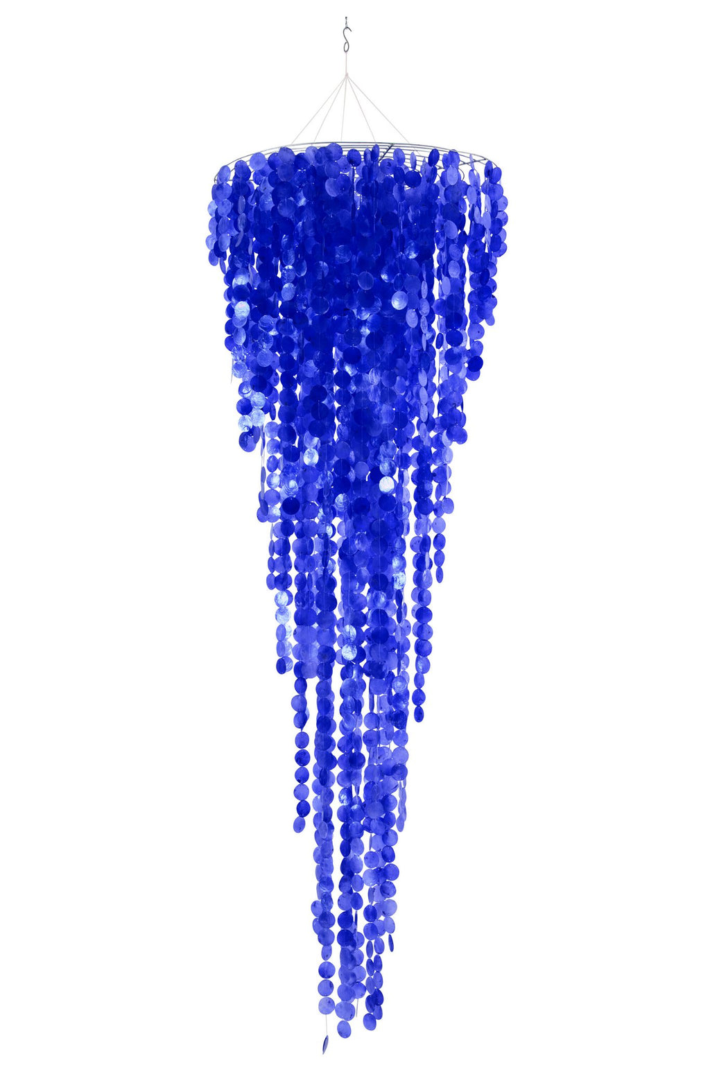 J-Line hanger Schelp - schelpen - blauw - L