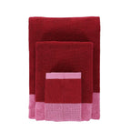 Badhanddoek 70x140cm roze Pixie - Set van 2