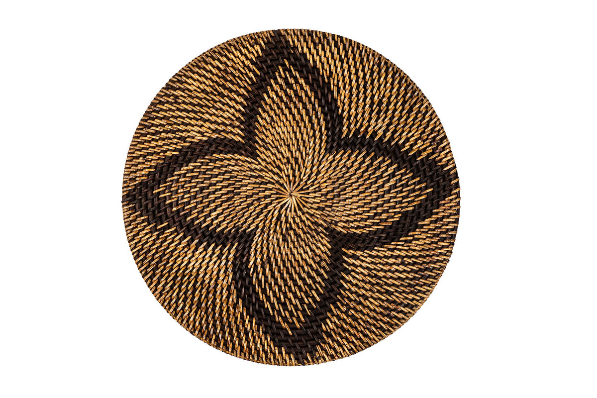 Placemat rattan - round- hij 36 cm