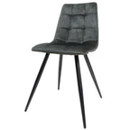 Eetkamerstoel Galgary Army Green 21 - Vintage Velvet