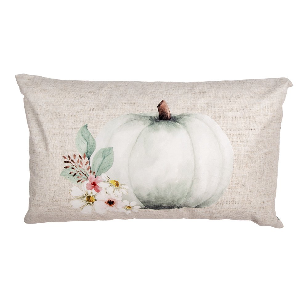 Sierkussen Beige Synthetisch Pompoen Kussenhoes met Kussenvulling