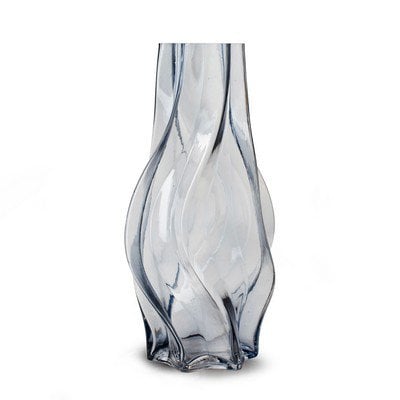 Vaas 'shelby' blauw h32 d16,5 cm