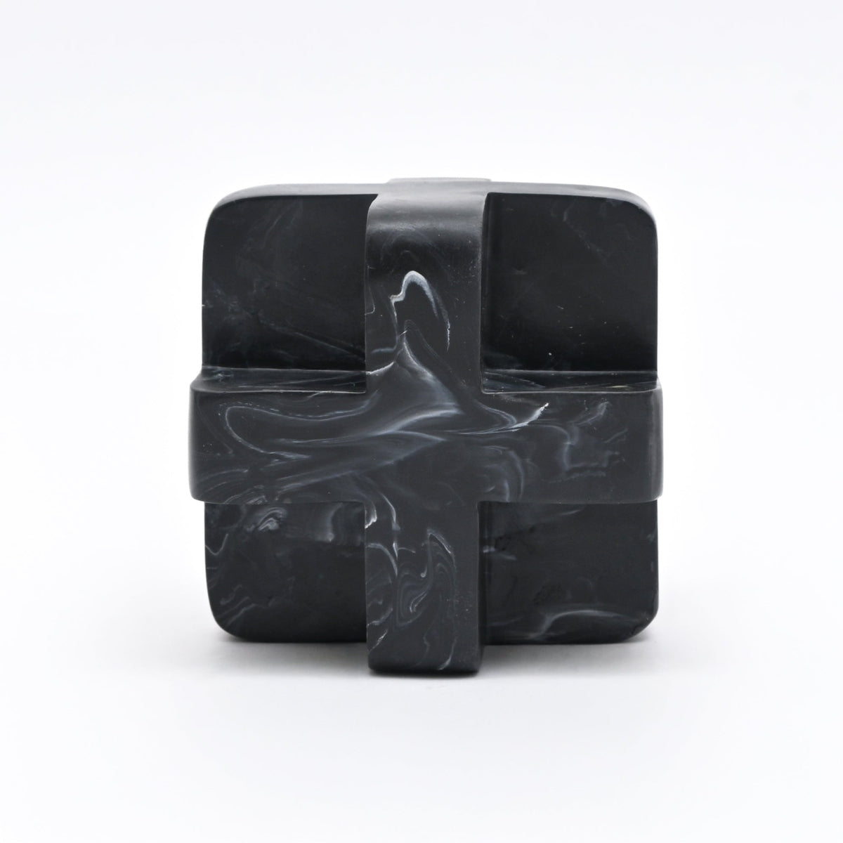 Modern zwart abstract knoopsculptuur decoratief accent voor hedendaagse interieurs