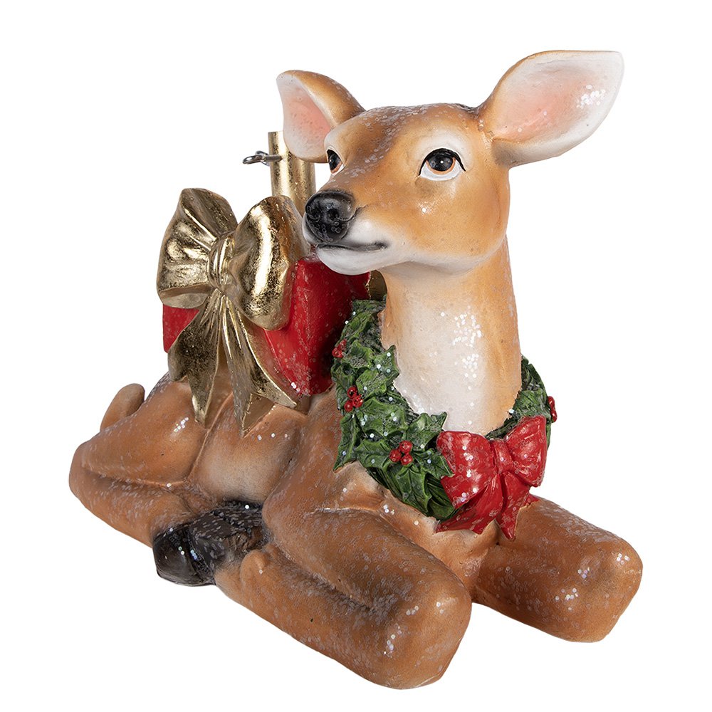Kerstboom Standaard Hert 57x25x39 cm Bruin Kunststof