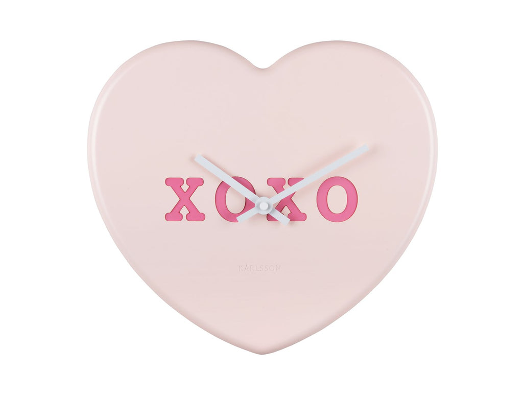 Wandklok Hart Snoep