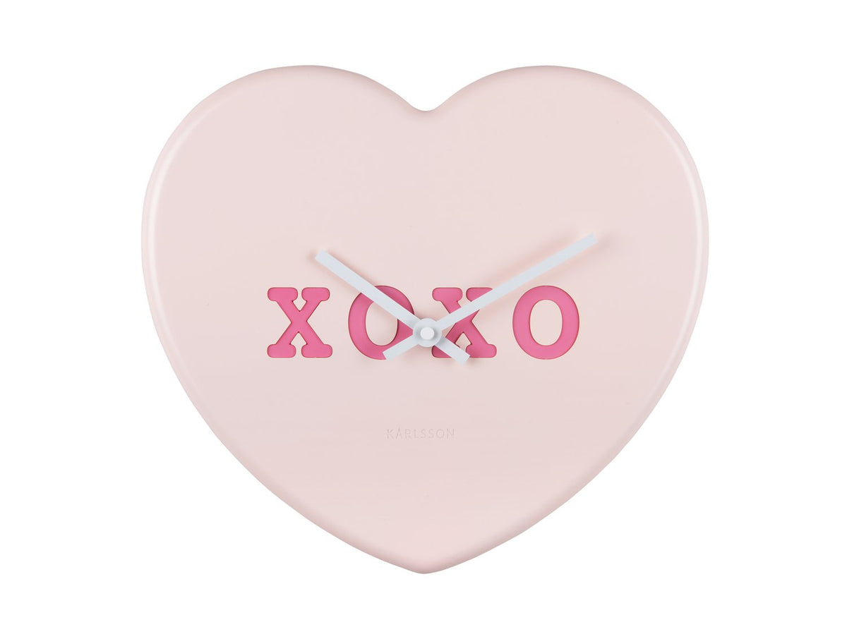 Wandklok Hart Snoep
