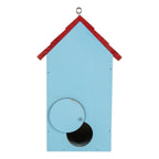 Vogelhuis 15x10x22 cm Blauw Hout