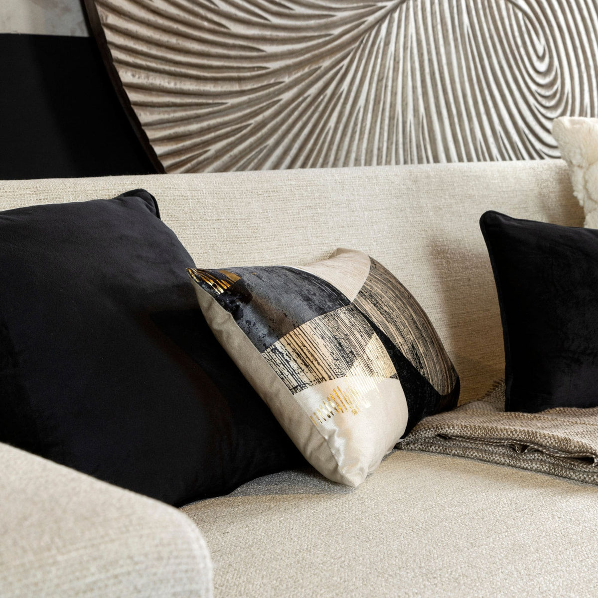 Nederlands decor Gwen - Cushion 30x50 cm - Brazillian Sand - Beige