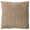Dutch Decor Rome - Kussen 45x45 cm - Effen kleur - 3D-structuur - Puimsteen - Beige