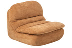 J-Line Gecomprimeerde chaise longue - schuim - oranje