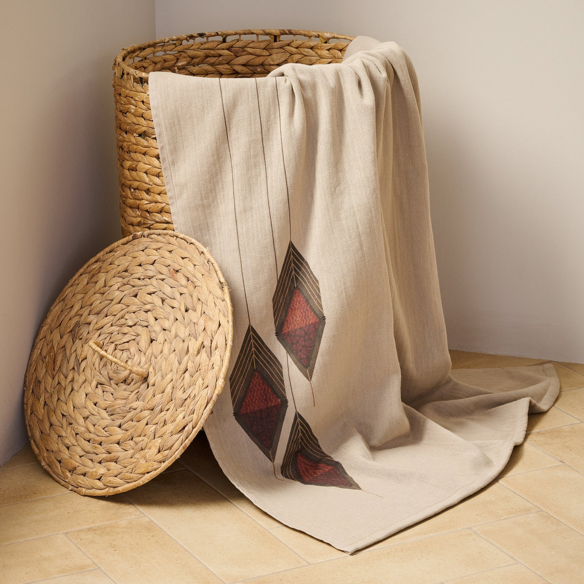 Hammam badstof katoenen handdoek - sneldrogend