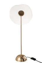 J-Line Tafellamp Led Bloem Metaal/Plastiek Goud Large