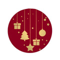 Etiketten – Kerst – Bordeaux – 250 Stuks