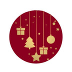 Etiketten – Kerst – Bordeaux – 250 Stuks