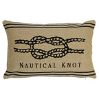 Gobelin kussen antraciet platte knoop 30x45cm*