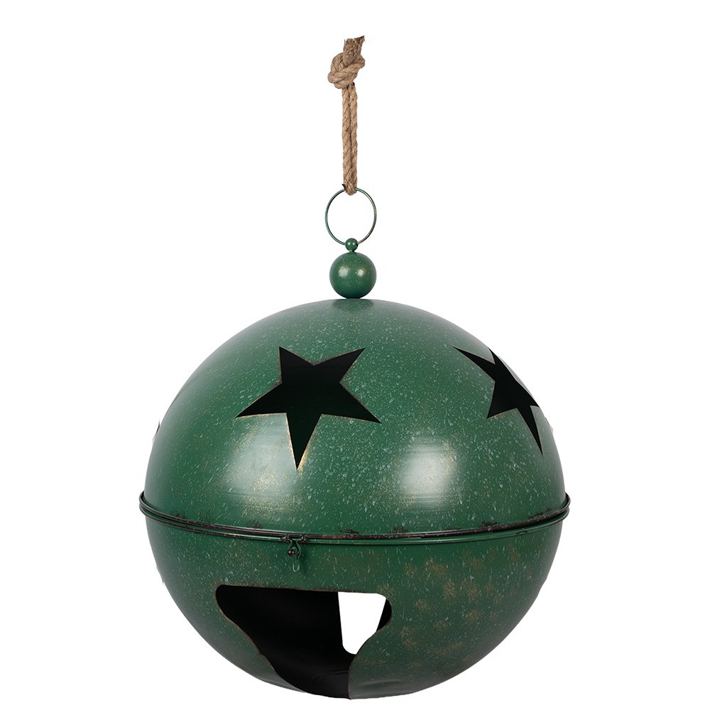 Kerstdecoratie Beeld Kerstbal Ø 60 / Ø 50 / Ø 40 cm Groen Metaal