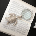 Vergrootglas met schildpadhandgreep met nikkelafwerking - Stijlvol decor
