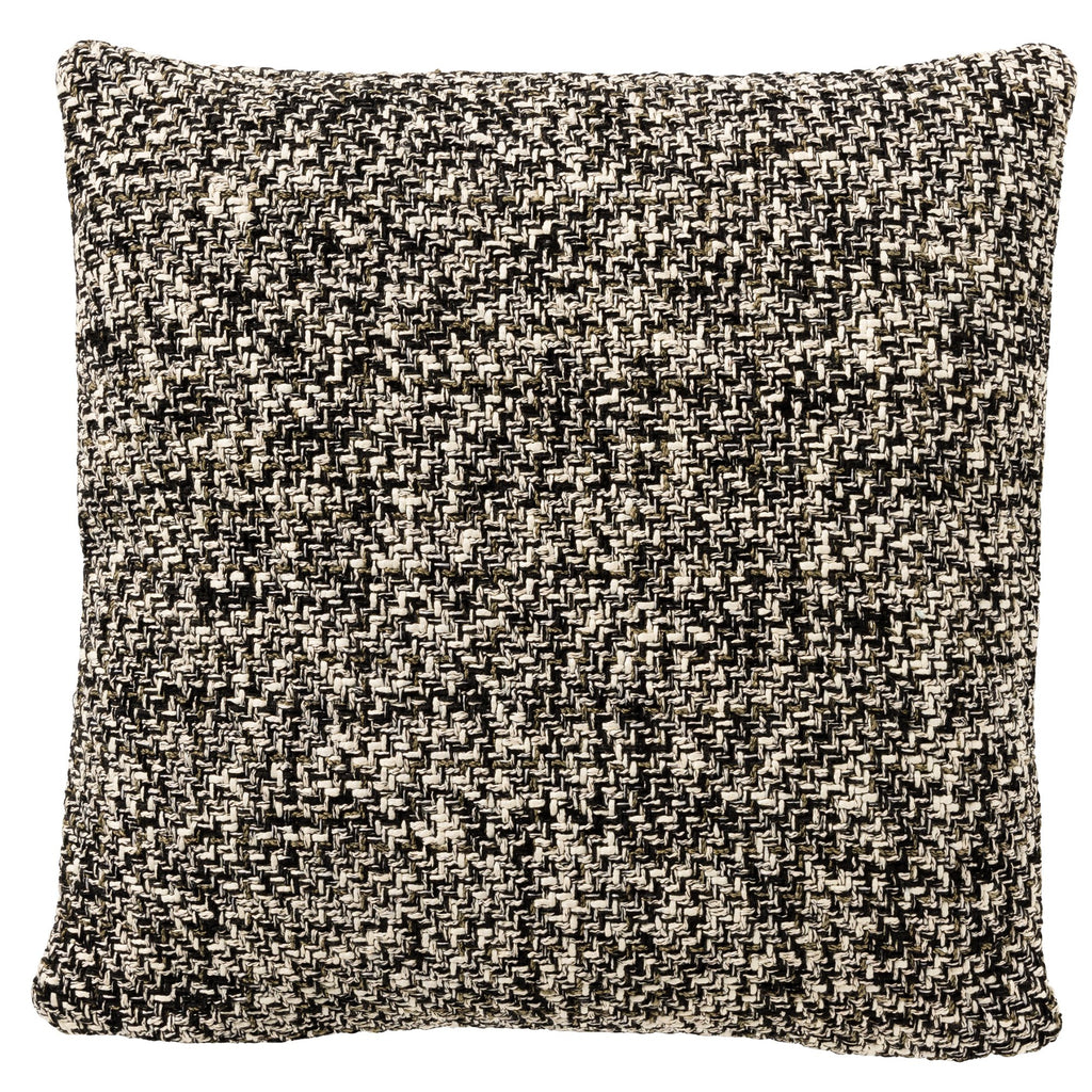 Philippe | Kussen | 45x45 cm Raven | Zwart | Hoii | Met luxe binnenkussen
