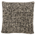 Philippe | Kussen | 45x45 cm Raven | Zwart | Hoii | Met luxe binnenkussen