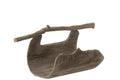 J-Line decoratie Halve Stam Handvat - hout - naturel