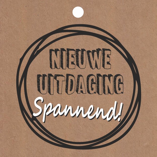 Cadeau kaartjes - Nieuwe uitdaging - 20 stuks