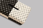 Handgeweven jacquard tissuebox - dubbelzijdig patroon