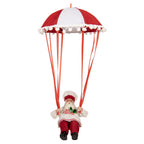 Kerstdecoratie Beeld Kerstman 25x25x55 cm Rood Kunststof