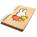 Duurzaam Houten Notitieboek – Komoni – Nijntje met Beer – Miffy with Bear – Gerecycled papier