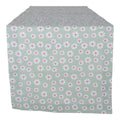 Daisy Flowers Tafelloper groen 50x140cm