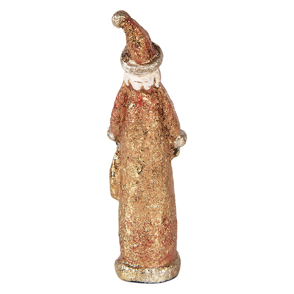 Kerstdecoratie Beeld Kerstman 4x3x12 cm Rood Kunststof